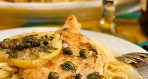 Chicken Piccata - A Family Feast