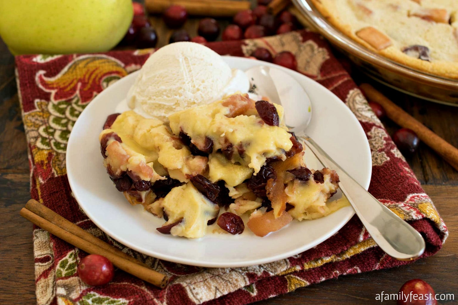 Cranberry Apple Clafoutis - A Family Feast®