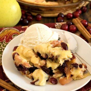 Cranberry Apple Clafoutis