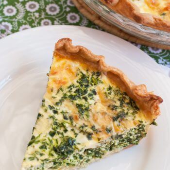 Spinach and Cheese Quiche - A Family Feast