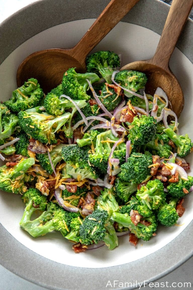 Broccoli and Bacon Salad A Family Feast®