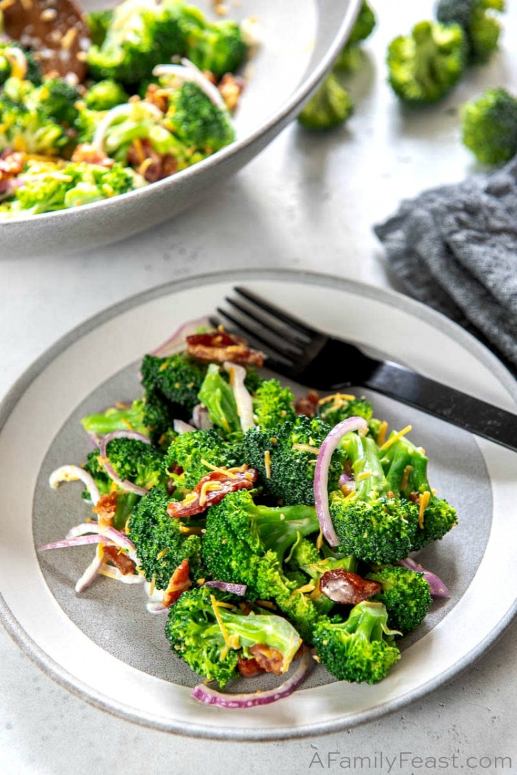 Broccoli and Bacon Salad A Family Feast®