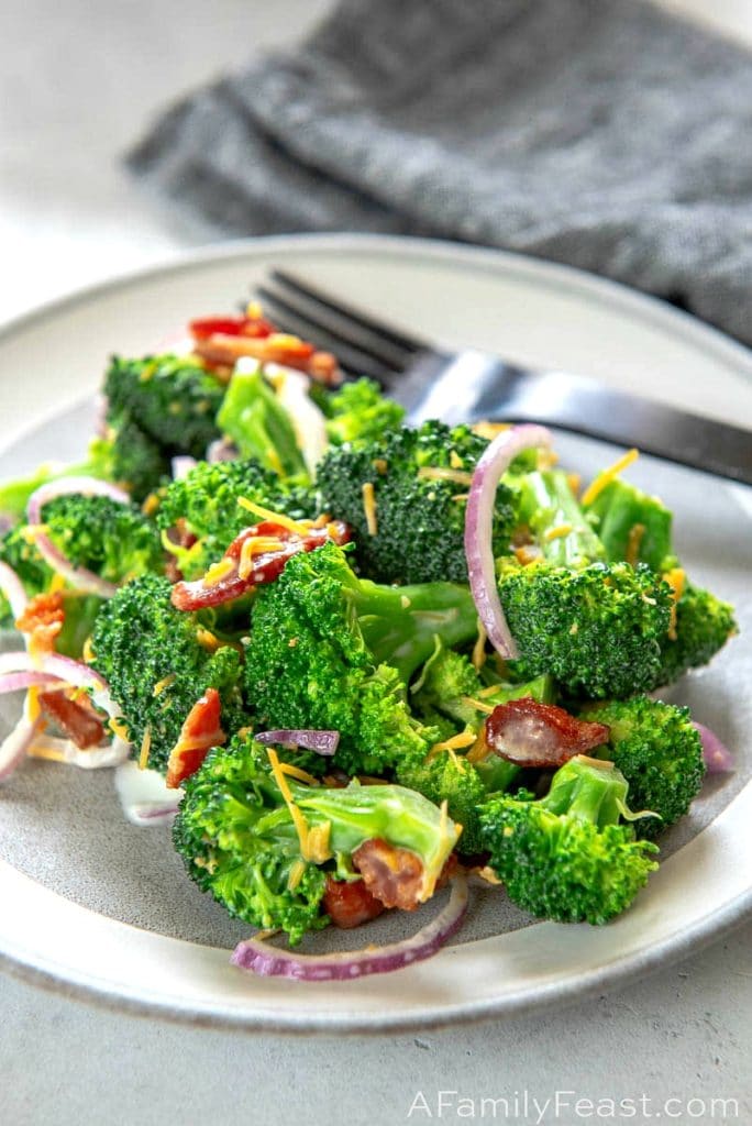 Broccoli and Bacon Salad A Family Feast®