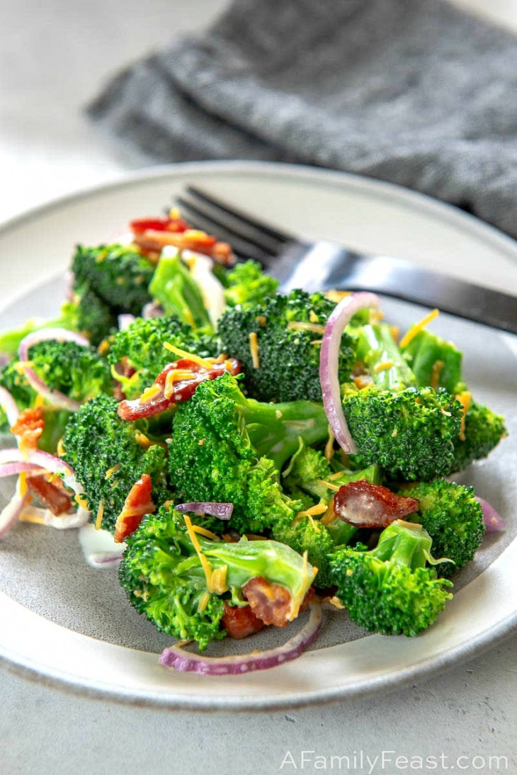 Broccoli and Bacon Salad A Family Feast®