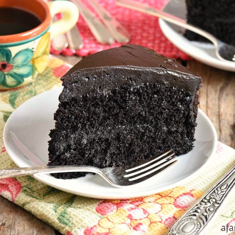 Black Midnight Cake