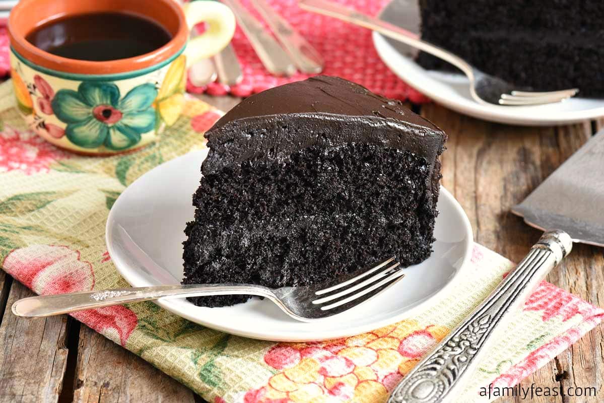 Black Midnight Cake