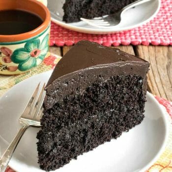 Black Midnight Cake