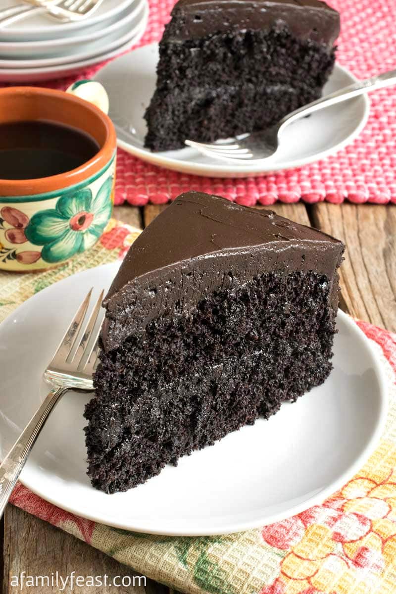 Black Midnight Cake