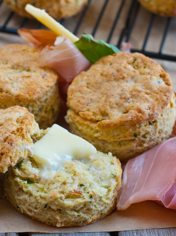Prosciutto and Cheese Biscuits - A Family Feast