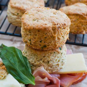 Prosciutto and Cheese Biscuits - A Family Feast