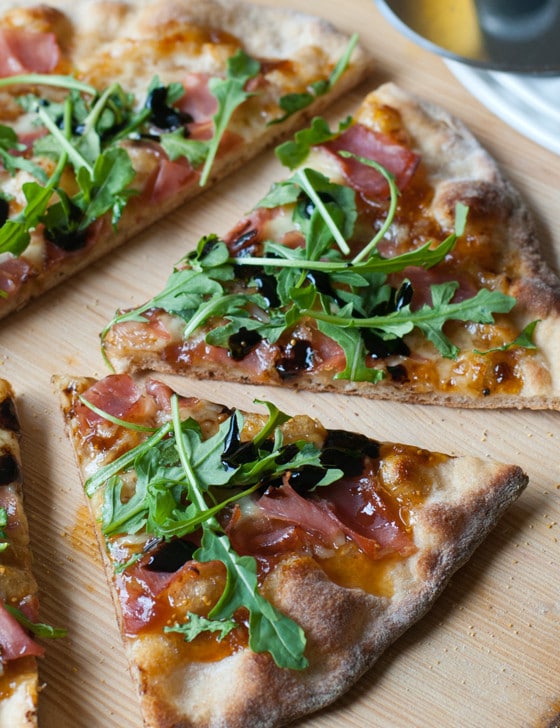 Prosciutto and Fig Pizza with Arugula - A Family Feast