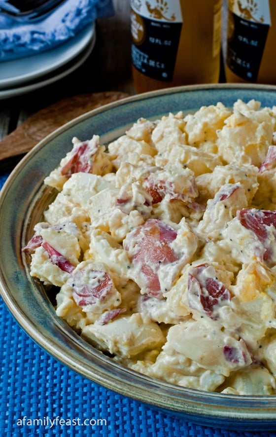 Jack's Potato Salad Recipe - Everytime my husband Jack makes this potato salad, we get asked for the recipe! It's so good!