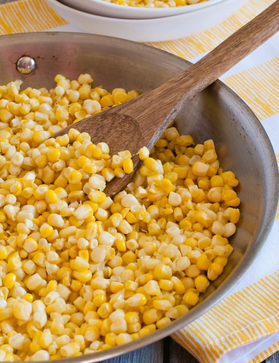 Sauteed Fresh Corn - A Family Feast