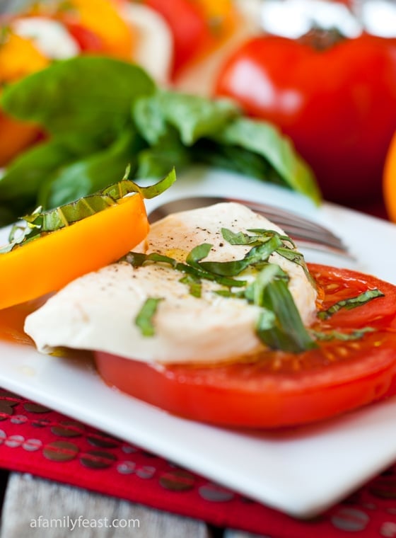 Caprese Salad - A Family Feast