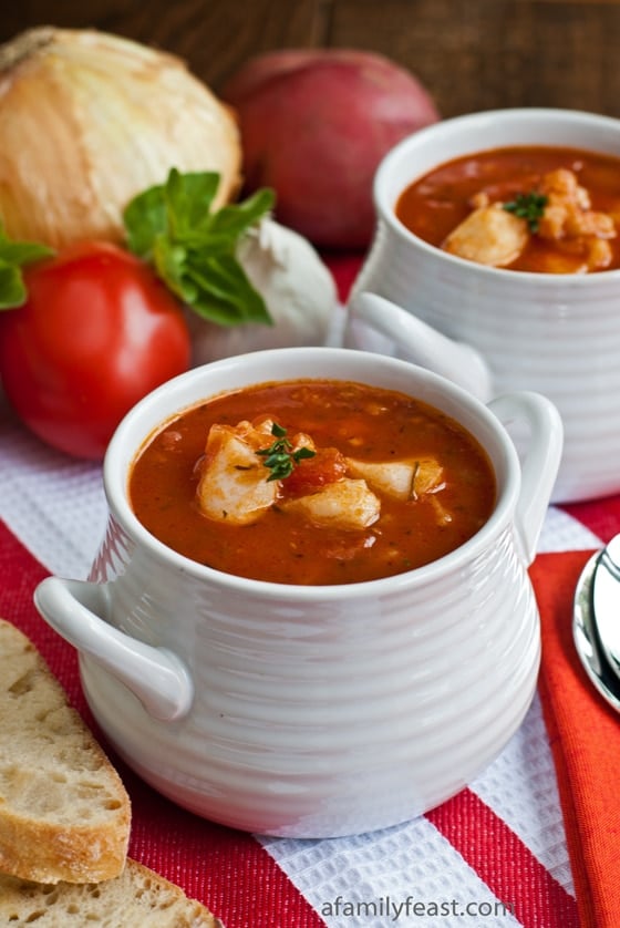 Italian Fish Chowder - A Family Feast