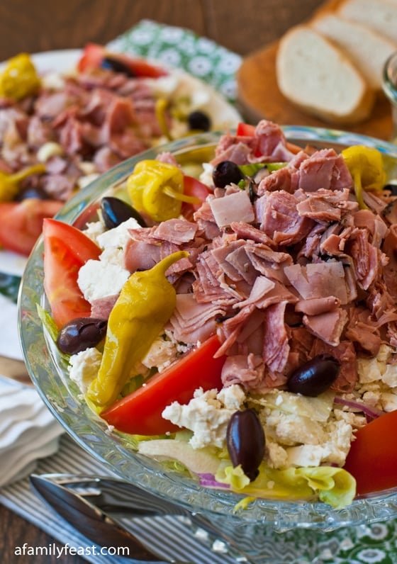 Our attempt at recreating the famous Greek Salad with Meat recipe from Christo's Restaurant in Brockton, Massachusetts.
