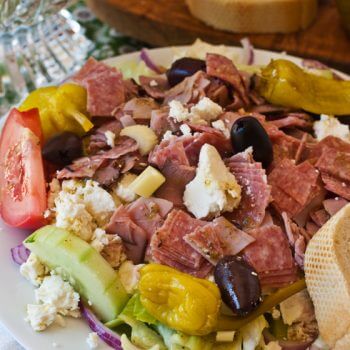 Greek Salad with Meat - A Family Feast
