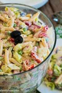 Chopped Salad with Pasta - A Family Feast