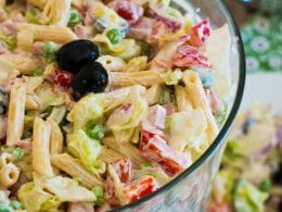 Chopped Salad With Pasta A Family Feast