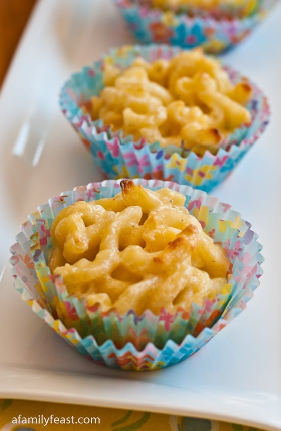 A delicious recipe for Mac and Cheese Cupcakes - we make these every year for our summer party. This is a recipe that kids and adults both love!