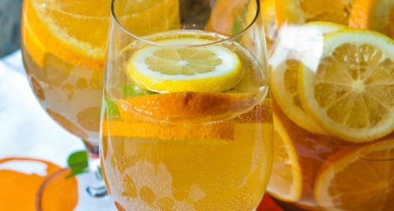 White Wine Sangria - A Family Feast