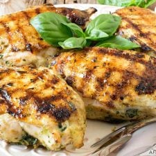 Grilled Basil Garlic Chicken Breasts-image