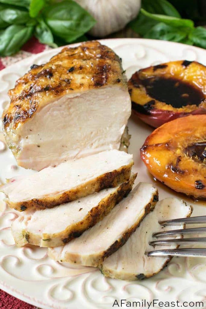 Grilled Basil Garlic Chicken Breasts A Family Feast®