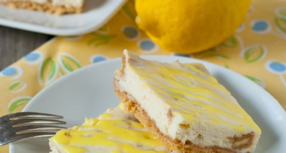 Lemon Oreo Cheesecake Bars - A Family Feast
