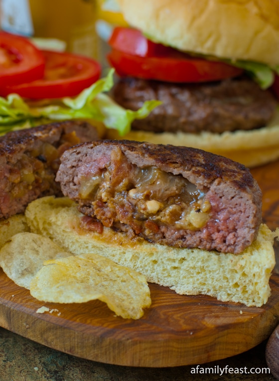 Our Bacon and Blue Cheese Stuffed Burger recipe includes a 'how-to' for a really easy way to prepare burgers stuffed with a filling.