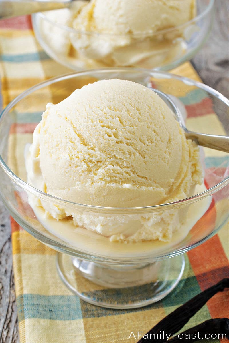 Homemade Vanilla Ice Cream Recipe