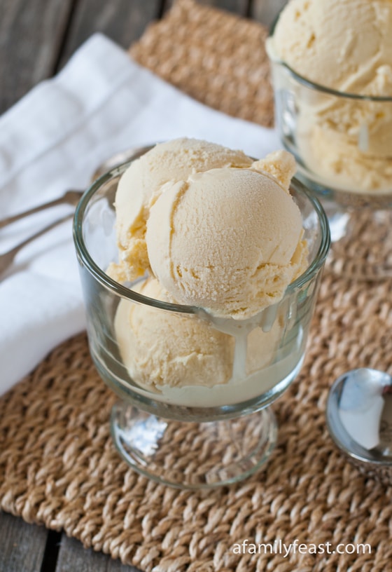 The Best Vanilla Ice Cream - A Family Feast