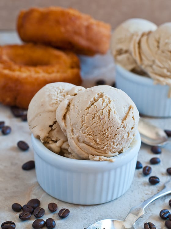 Coffee and Donuts Ice Cream - A Family Feast