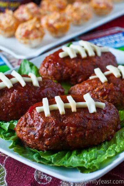 Touchdown Mini Meatloaf - A Family Feast