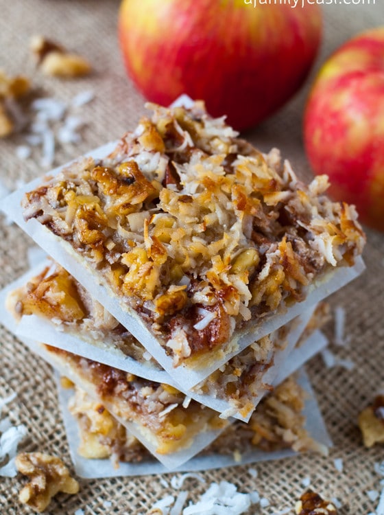 Apple Harvest Squares - A Family Feast