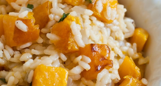 Butternut Squash Risotto - A Family Feast
