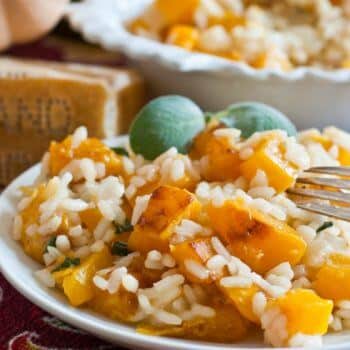 Butternut Squash Risotto - A Family Feast