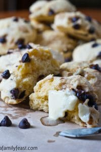 Chocolate Chip Scones - A Family Feast