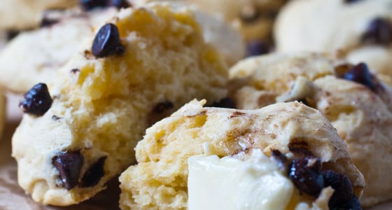 Chocolate Chip Scones - A Family Feast