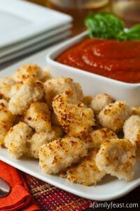 Parmesan Chicken Nuggets - A Family Feast
