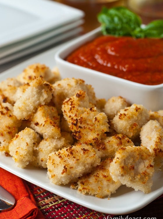 Parmesan Chicken Nuggets - A Family Feast