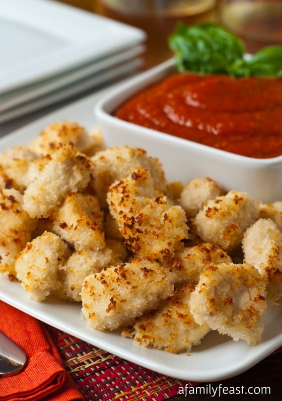 Parmesan Chicken Nuggets - A Family Feast