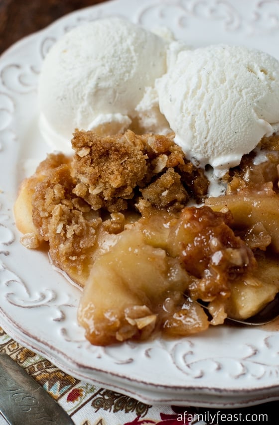 Apple Crisp - A Family Feast