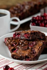 Bog Hollow Cranberry Brownies - A Family Feast