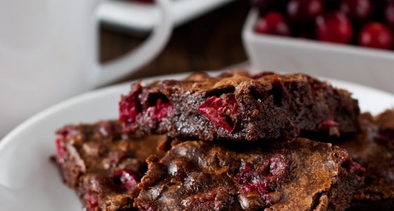 Bog Hollow Cranberry Brownies - A Family Feast