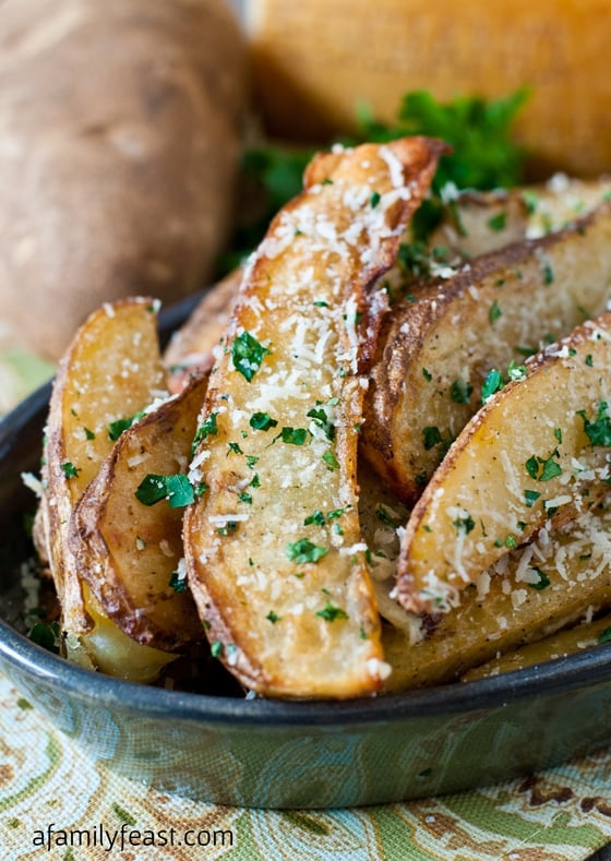 Parmesan Truffle Fries - A Family Feast