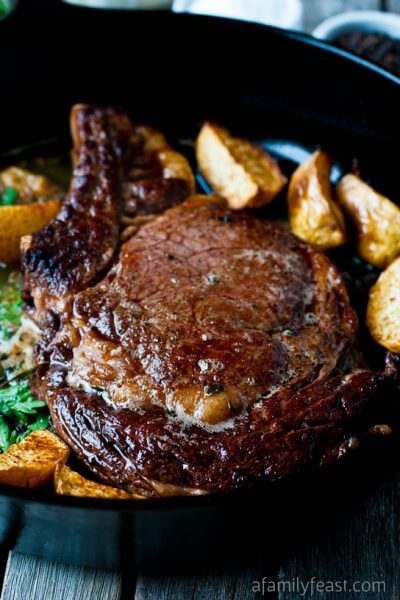 Perfect Pan-Seared Steak - A Family Feast