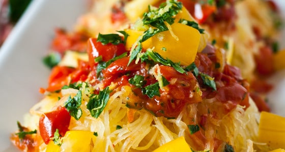 Spaghetti Squash Gremolata - A Family Feast