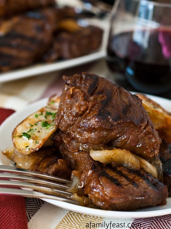 Sirloin Steak Tips - A Family Feast