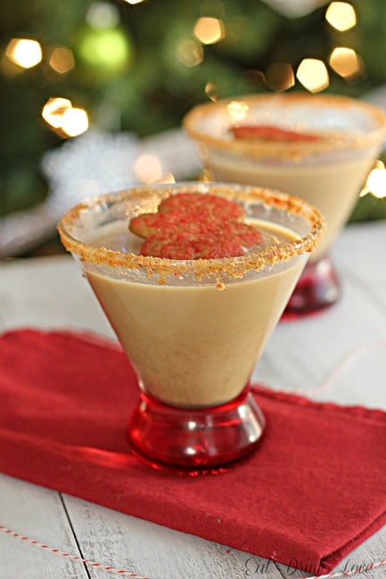 30+ Holiday Cocktails - Gingerbread Martini