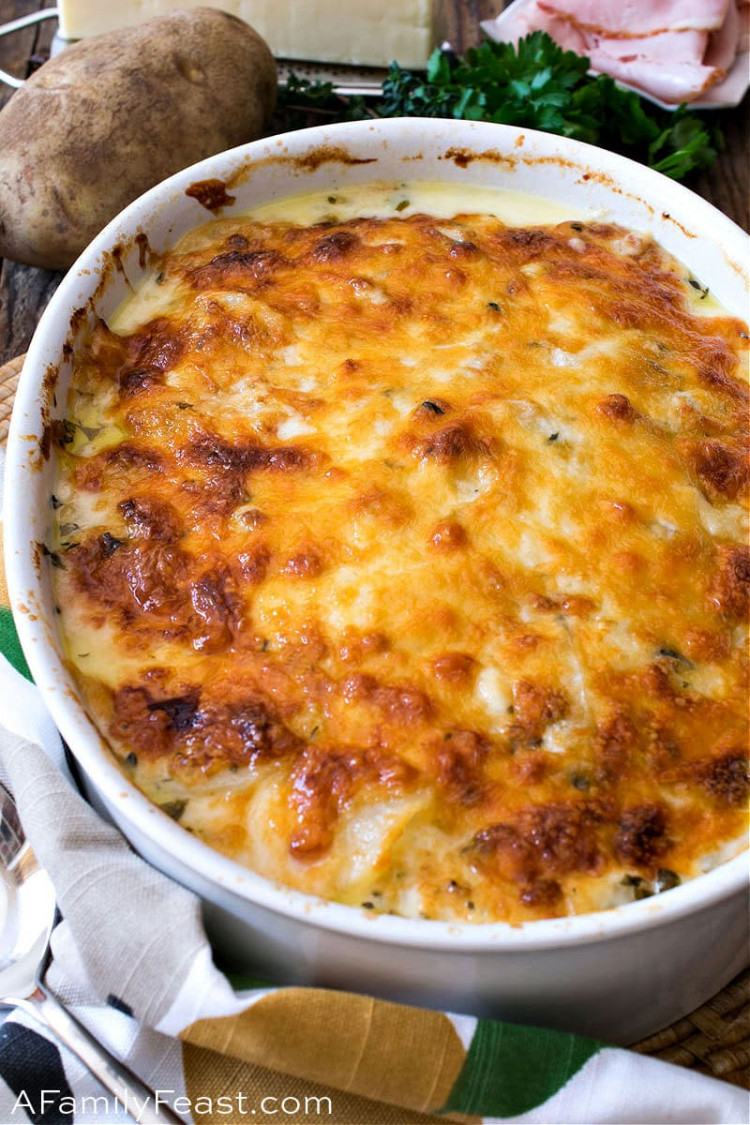 Scalloped Ham and Potato Casserole A Family Feast®